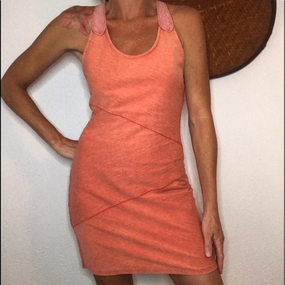 🍑FREE PEOPLE cotton body on dress